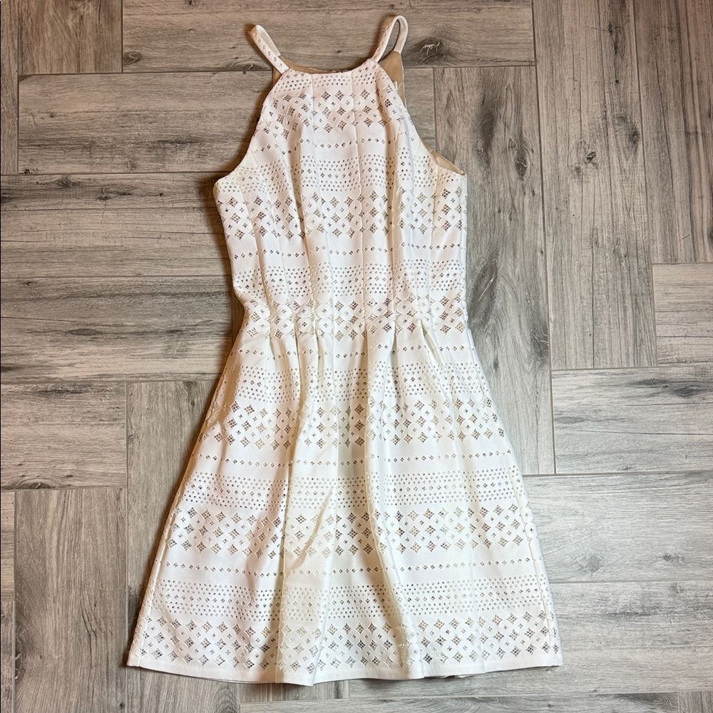 Eliza J White Patterned Dress